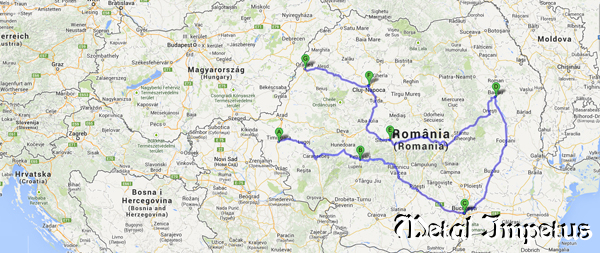 Tourplan Rumänien
