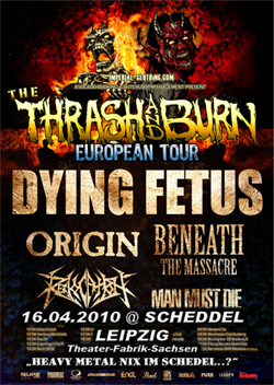 Thrash And Burn European Tour