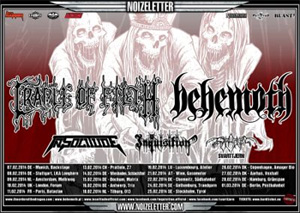 Behemoth, Cradle of Filth, Inquisition