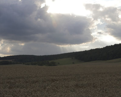 Blick vom Zeltplatz