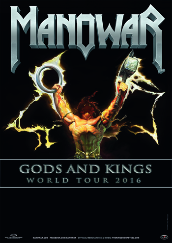 Manowar Gods and Kings World Tour 2016